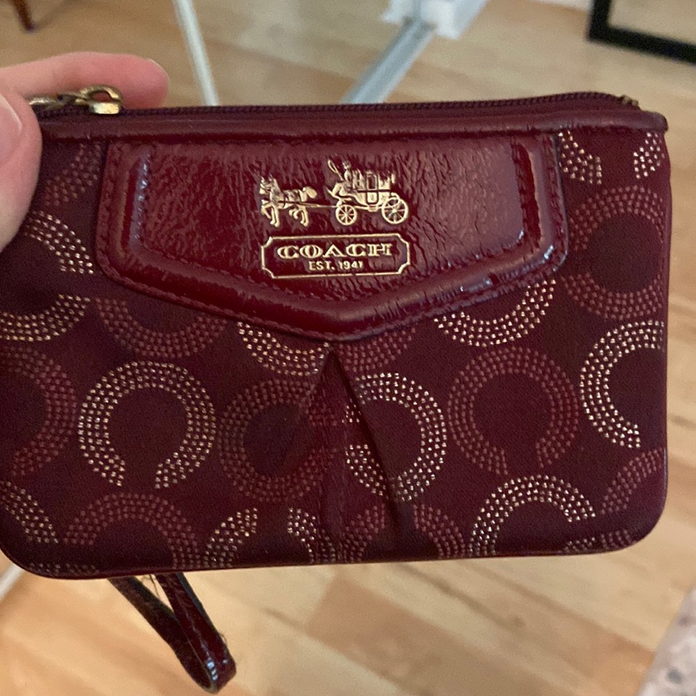 Coach wristlet